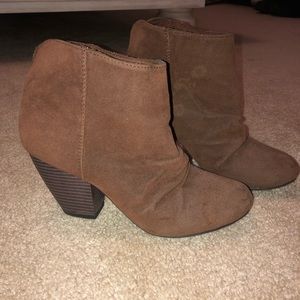 Brown booties